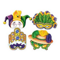 Mardi Gras Mask Assortment w/ Elastic Attached